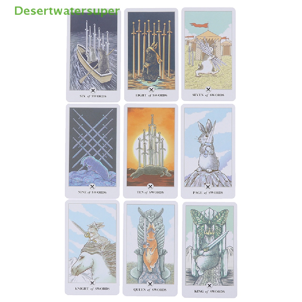 Bộ Bài Tarot 78 Lá Hình Thỏ Lunalapin
