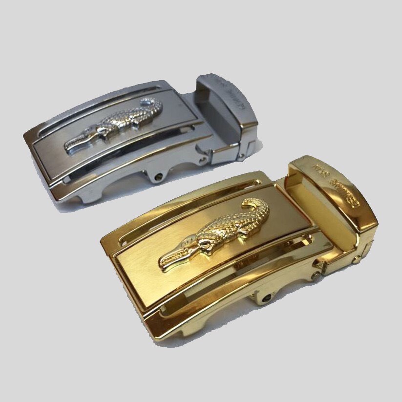 Mặt Dây Lưng Da Cá Sấu Cao Cấp, Đầu Khóa Thắt Lưng Da Cá Sấu - Bản 3.5 cm và bản 4cm