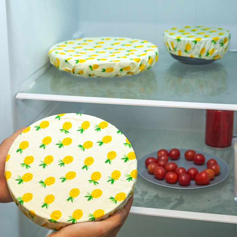 Bộ 3 Nắp Đậy Tô Chén Bằng Nhựa Siêu Co Giãn Tiện Dụng