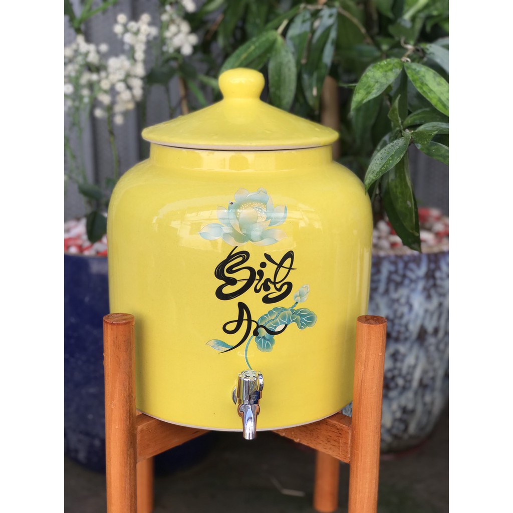 BÌNH NƯỚC GỐM SỨ BÁT TRÀNG - BÌNH 10 LÍT | BigBuy360 - bigbuy360.vn