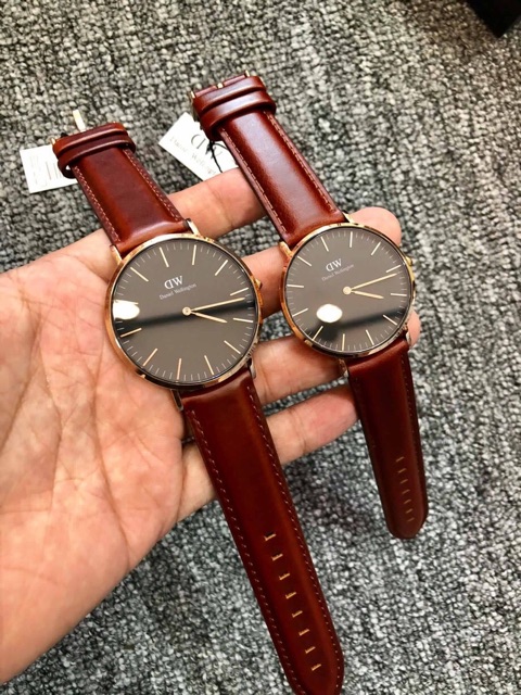 Đồng Hồ Nam Nữ Daniel Wellington - Classic Black Sheffield