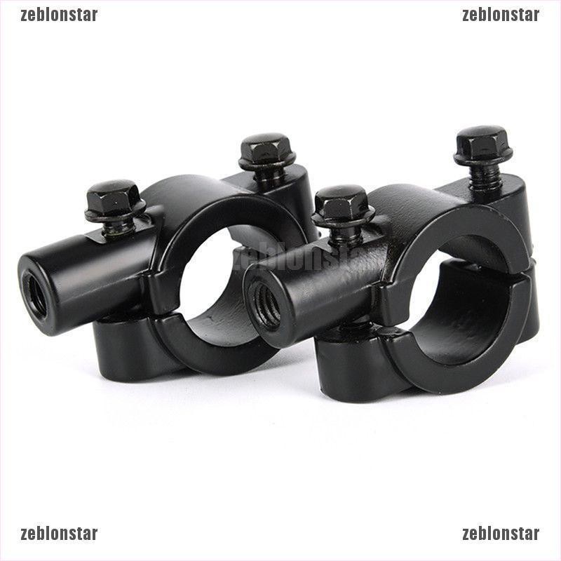 ❤Bộ 2 Kẹp Gương Chiếu Hậu 7 / 8 10mm Chất Lượng Cao Cho Xe Mô Tô