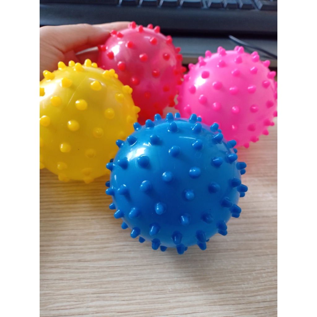 Bóng Gai Cao Su Tập Cơ Tay và Phục Hồi Chức Năng Sau Tai Biến. Banh cao su bóp tập tay [Hibaby Plus]