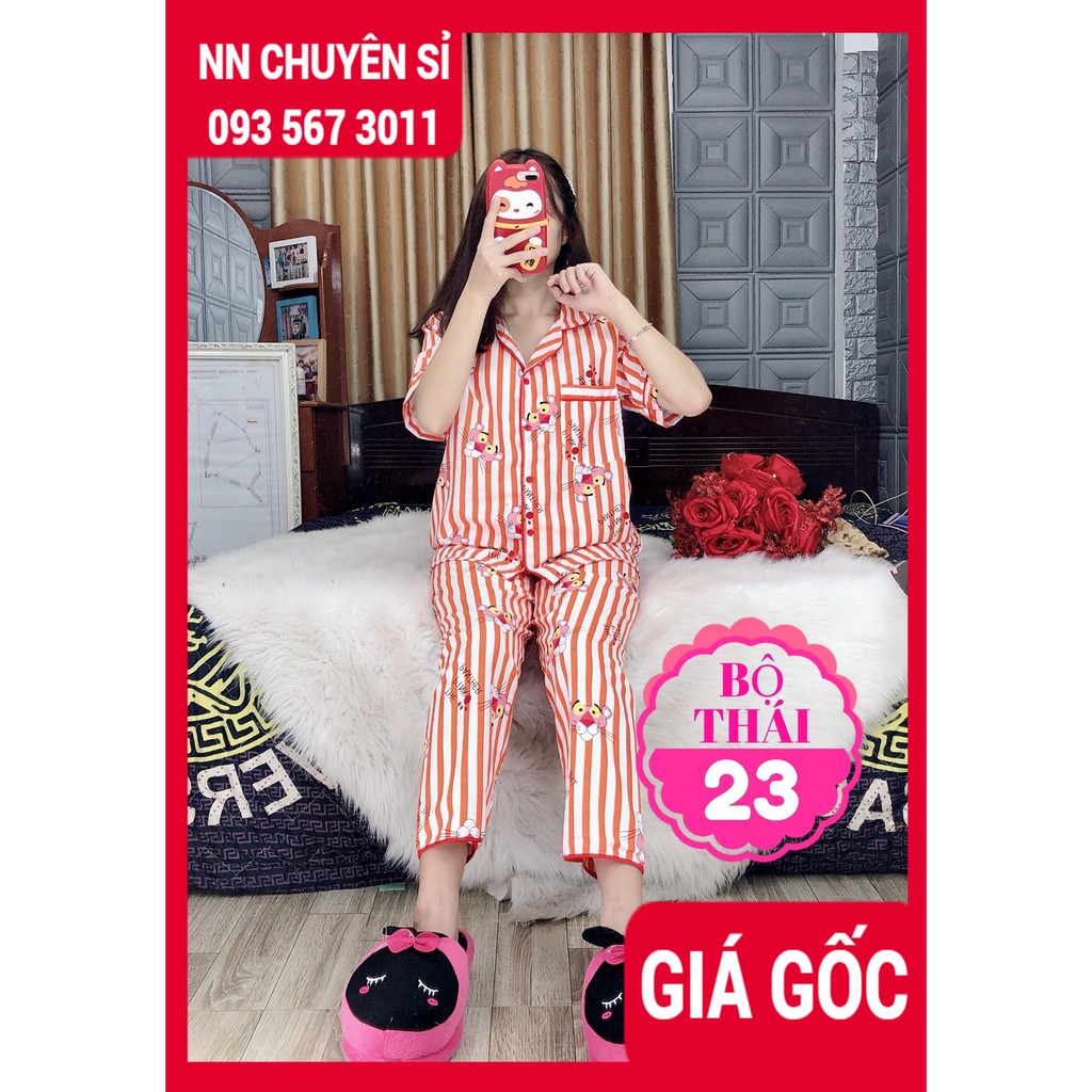 Đồ bộ pijama nữ mặc nhà phom 60kg chất kate thái mềm mịn in hình doremon in hình hoạt hình dễ thương DBT tổng hợp