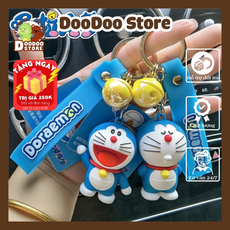 Móc Khoá Mèo Doremon Nhật Bản Loại Đẹp A09, Móc chìa khoá Mèo Đô rê mon đáng yêu
