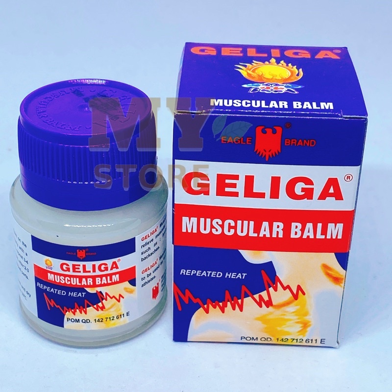 (Chính Hãng) Dầu Cù Là Lửa Geliga Muscular Balm Indonexia 40g