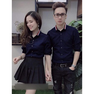 ÁO SƠ MI ĐÔI NAM NỮ