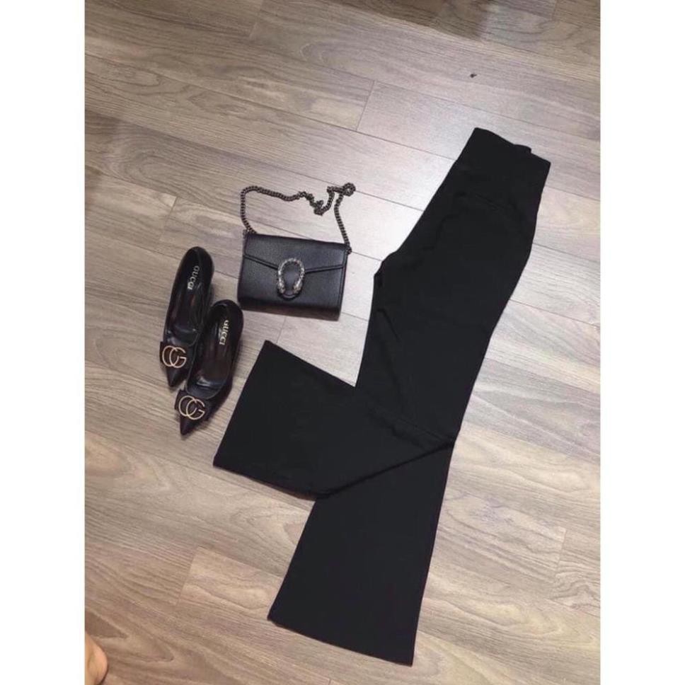 Quần tây nữ công sở - Ống loe - Chất tuyết mưa cực tôn dáng | BigBuy360 - bigbuy360.vn