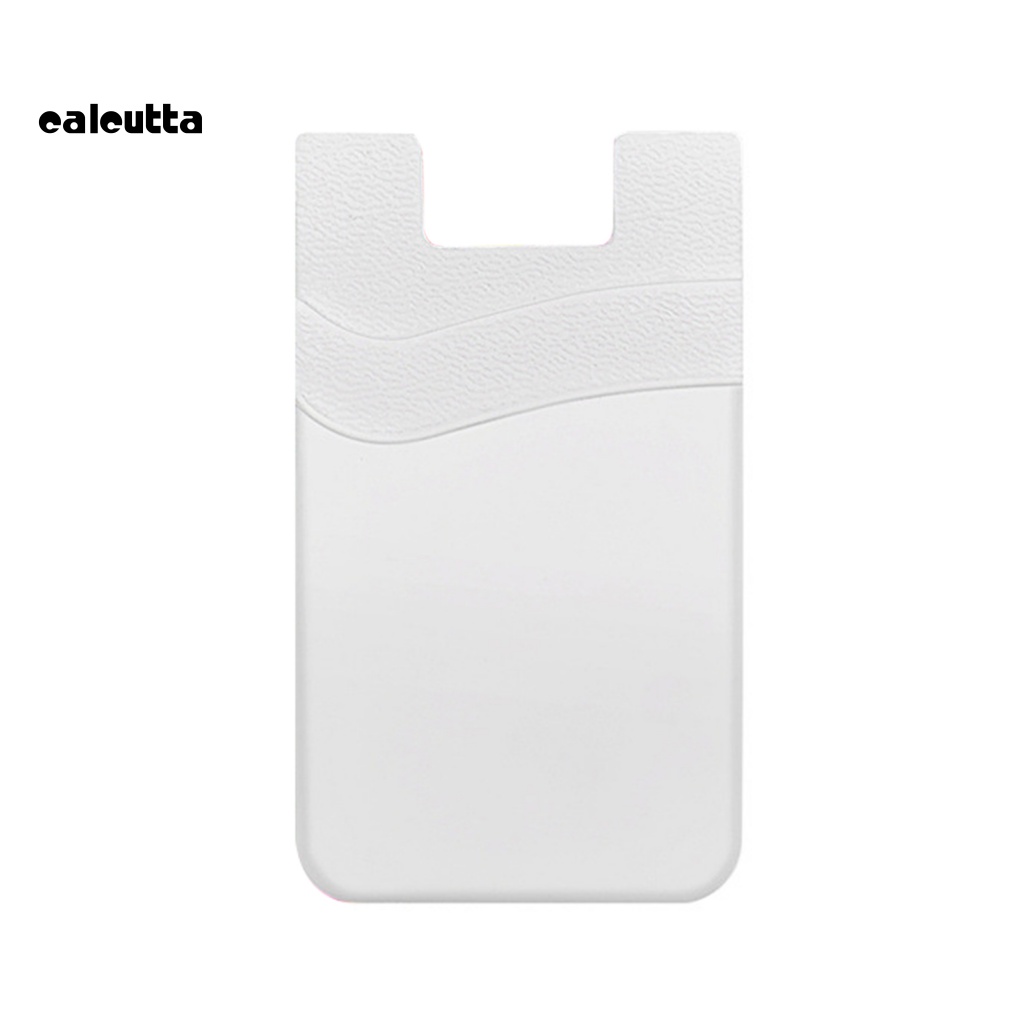 Ngăn Đựng Thẻ Gắn Lưng Điện Thoại Bằng Silicon Tiện Dụng