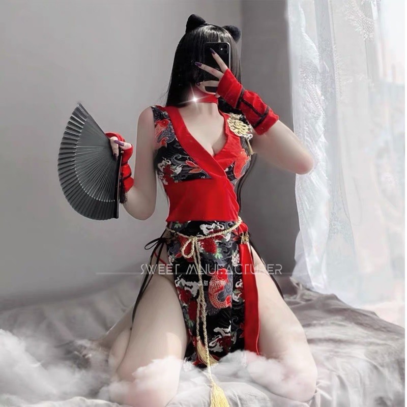 FM6940 Cosplay GEISHA Nhật Bản với Set trang phục cổ đại hoạ tiết | BigBuy360 - bigbuy360.vn