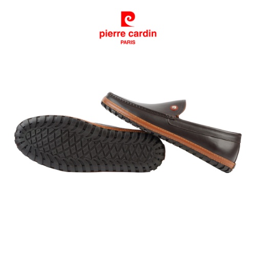Giày lười nam Pierre Cardin, chất liệu da bò cao cấp, logo tinh tế, sang trọng - 753