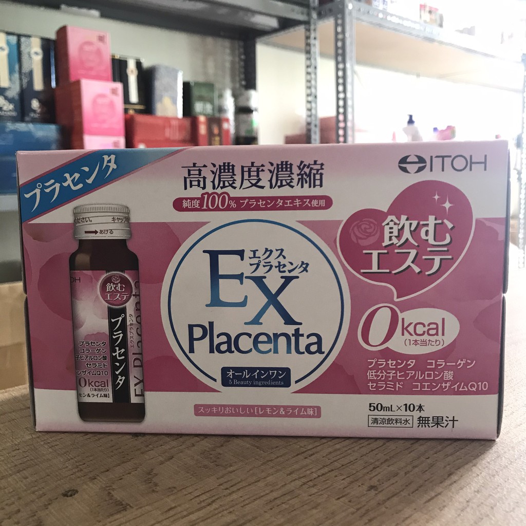 [Nội Địa Nhật] Nước Uống Bổ Sung Collagen Naris ITOH EX Placenta nhật bản