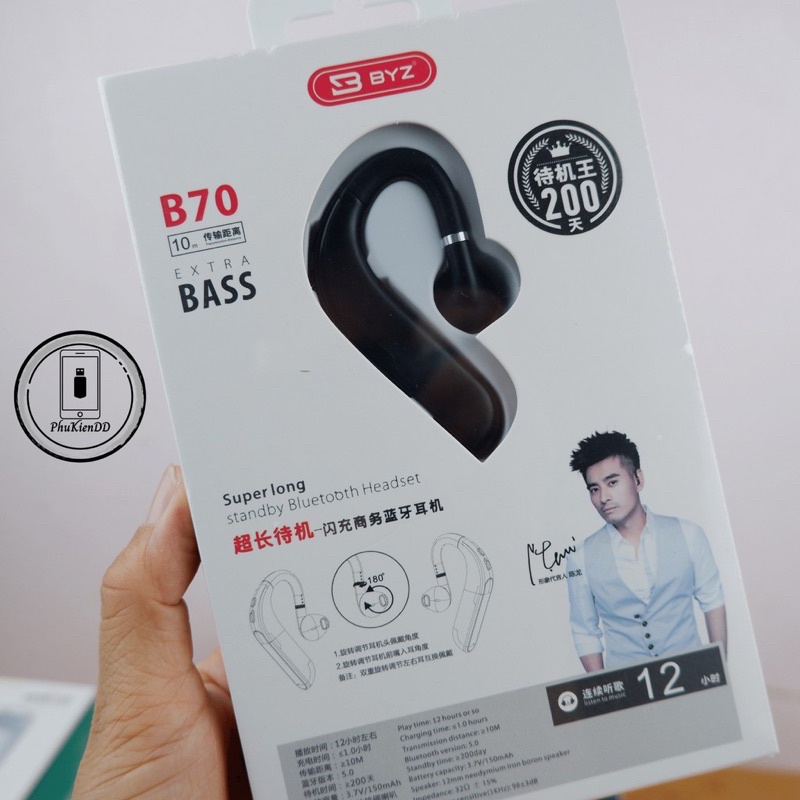 TAI NGHE BLUETOOTH BYZ B70