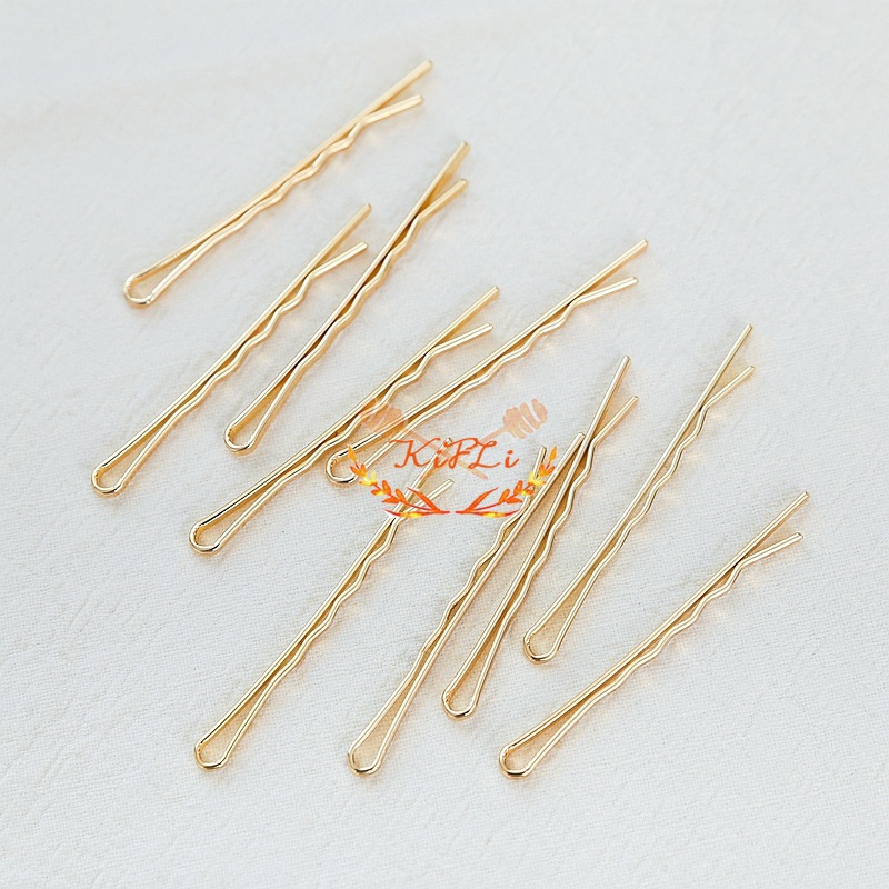 Châm cài tóc thời trang màu vàng DIY cho phái nữ