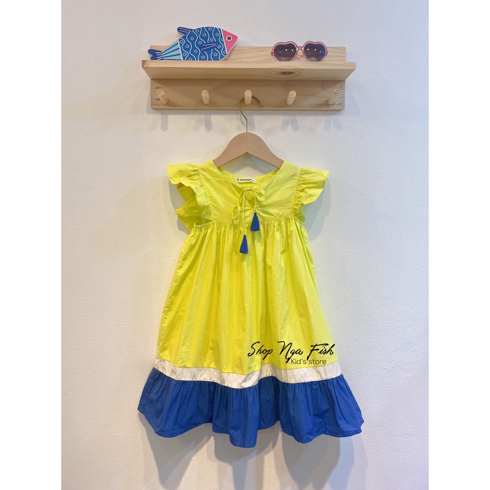 Váy dài nỉ Jelispoon gấu hồng dễ thương Nga Fish V1NG2