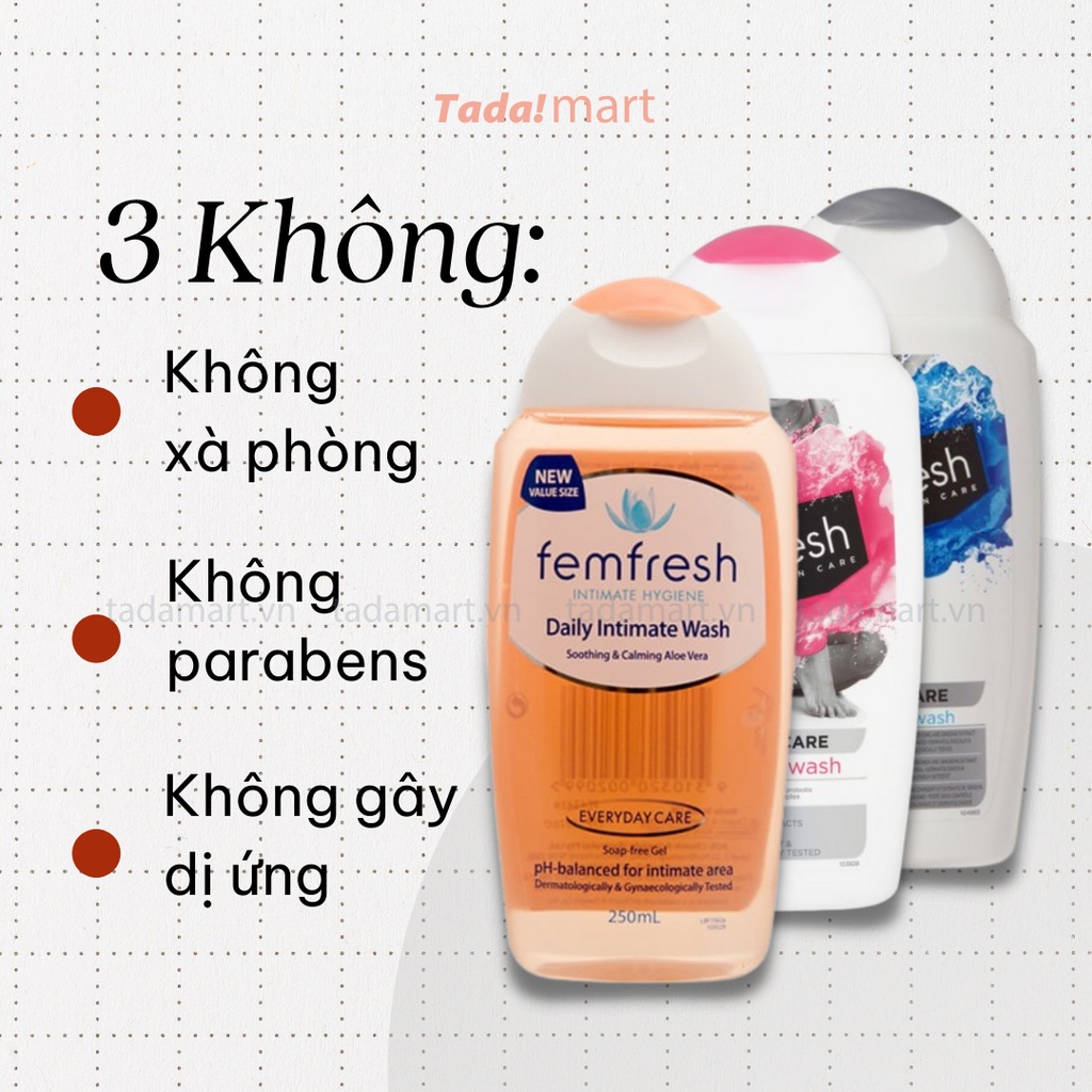 [Size to] Dung Dịch Vệ Sinh Phụ Nữ Femfresh Hàng Anh 500ml