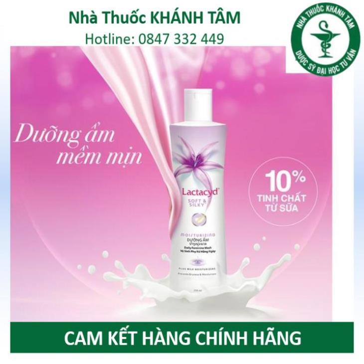 ! Dung dịch vệ sinh phụ nữ Lactacyd Soft &amp; Silky ! !