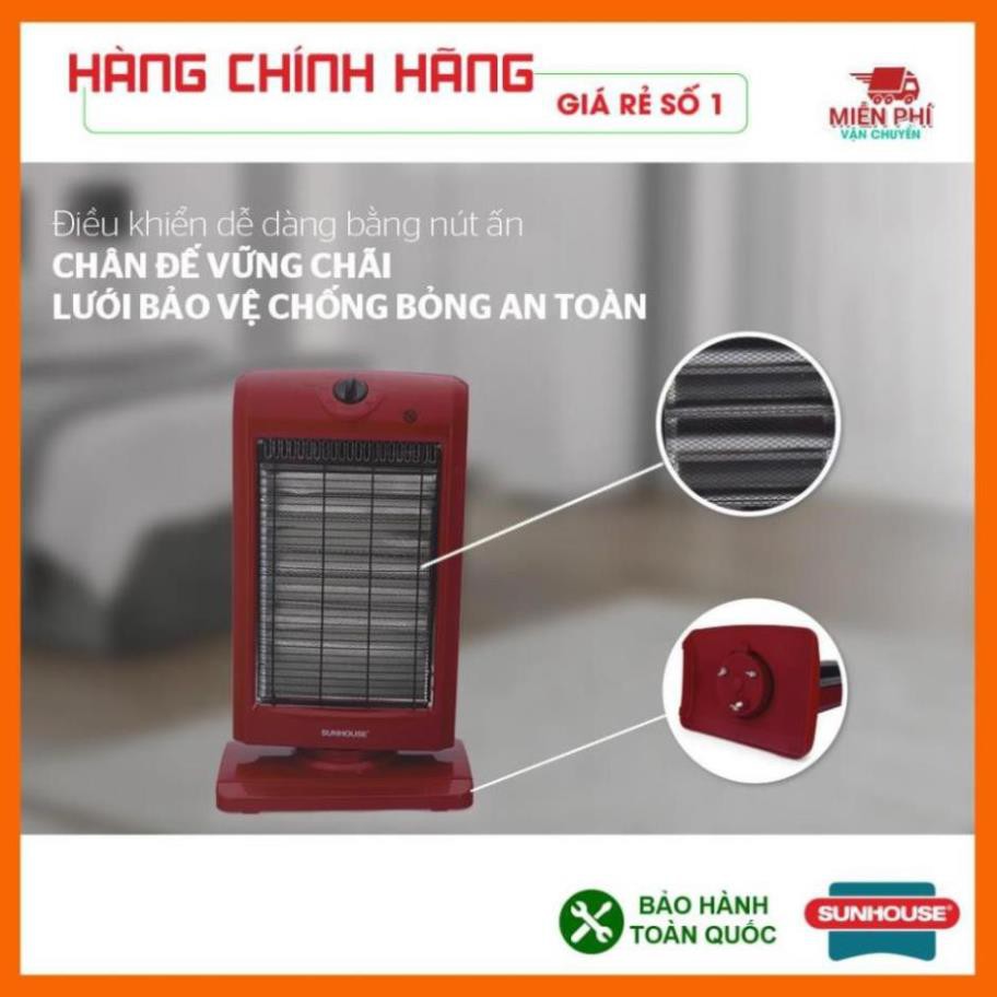 Đèn sưởi 3 bóng Sunhouse SHD7016, Máy sưởi sunhouse SHD7016, tốc độ làm ấm nhanh, tỏa nhiệt đều.