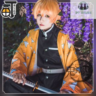 [ORDER]Trang phục COSPLAY Agatsuma Zenitsu(có kèm ảnh thật)