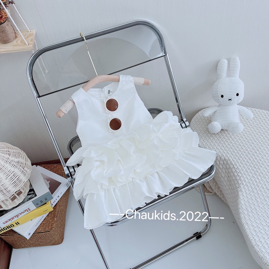 SALE VÁY THIẾT KẾ CÔNG CHÚA BỒNG BỀNH XINH  ĐI DỰ TIỆC ĐI CHƠI XẮN SIZE 10-18KG(VTK)