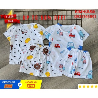 Freeship !!! bộ cotton giấy nhiều mẫu siêu cute cho bé kimhouse