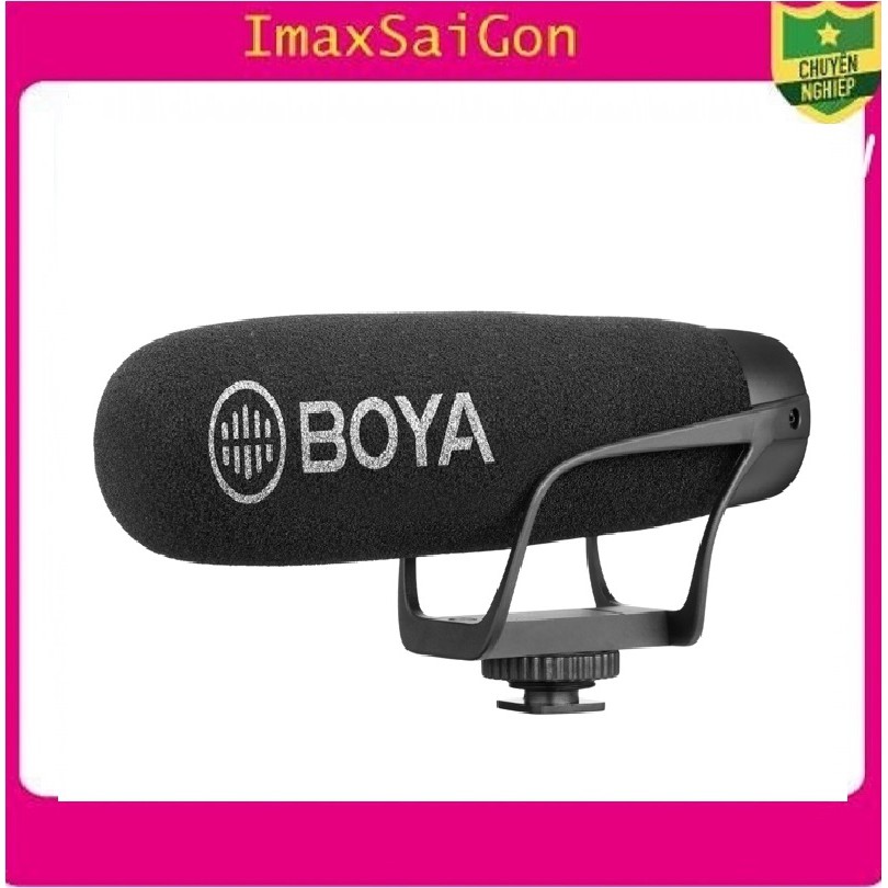 MICRO THU ÂM SHOTGUN BOYA BY-BM2021 CHO MÁY ẢNH, MÁY QUAY, ĐIỆN THOẠI, TABLET-HÀNG CHÍNH HÃNG