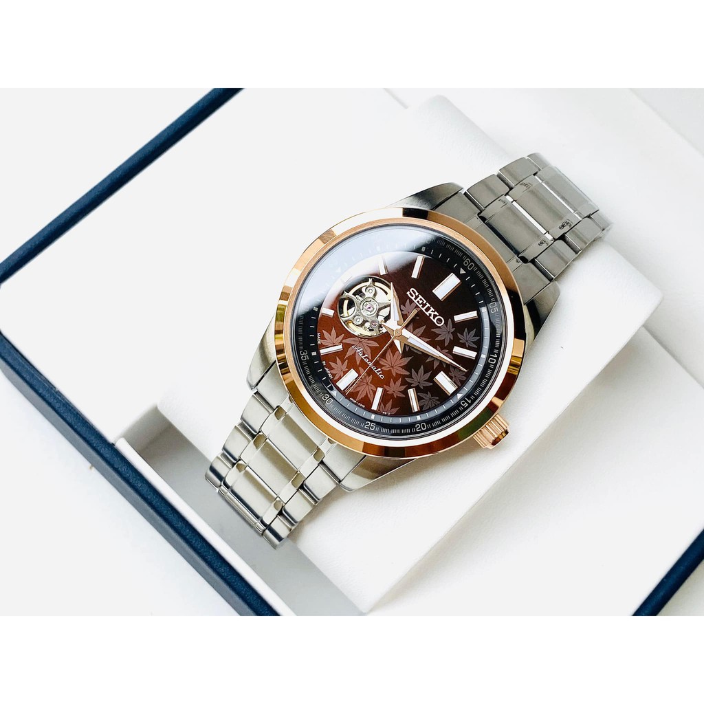 Đồng hồ nam Seiko Autumn Japan Limited 2020 SCVE056 - Siêu phẩm mang cảm hứng lá phong đỏ mùa thu