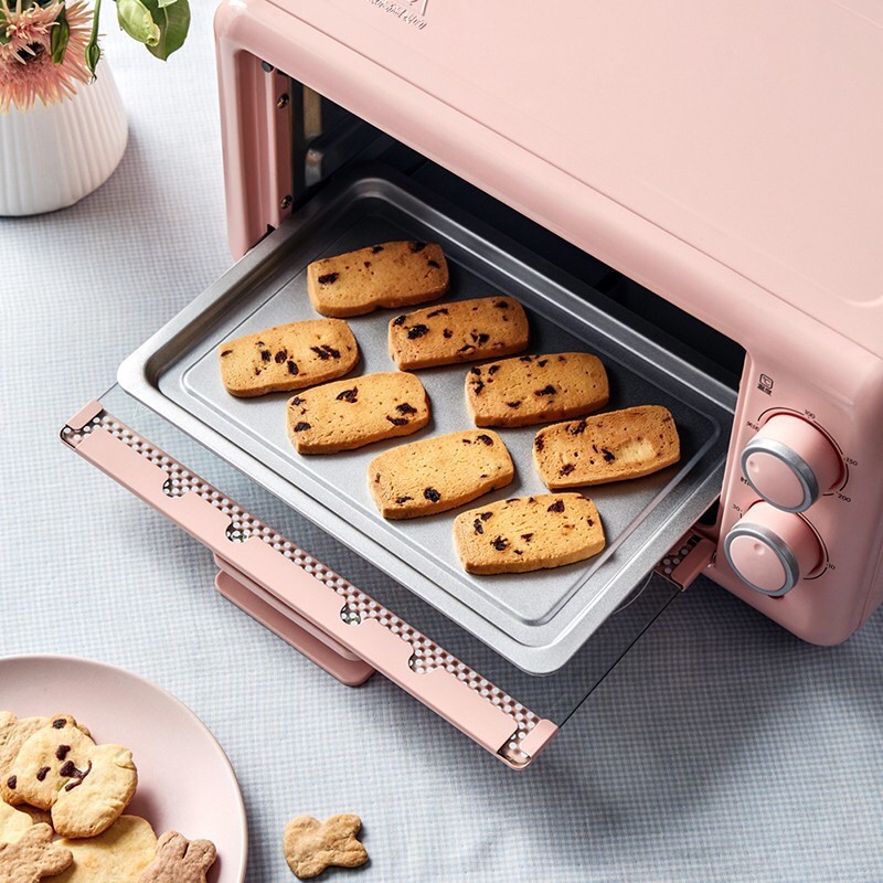 Lò nướng Mini Bear 11L màu hồng siêu xinh