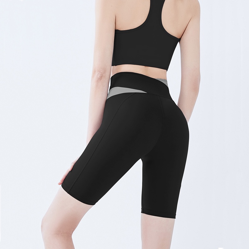 Sét Lửng Tập Gym Yoga Nữ Co Giãn 4 Chiều Thấm Hút Mồ Hôi Có Mút Ngực - SG2