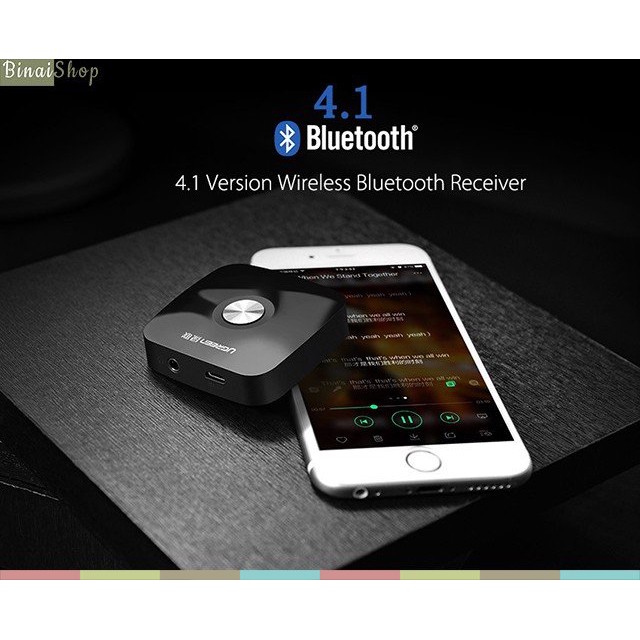 Ugreen 4.1 - 30444 - Bộ Thu Bluetooth Receiver Adapter