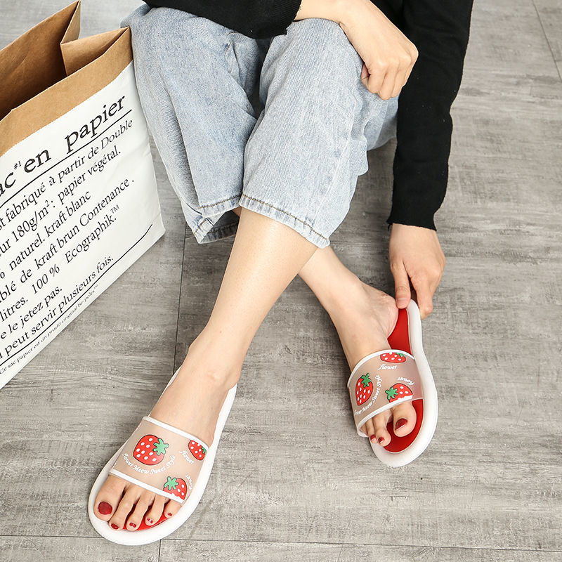 Dép Nữ Chống Trượt In Hình Hoạt Hình Dễ Thương