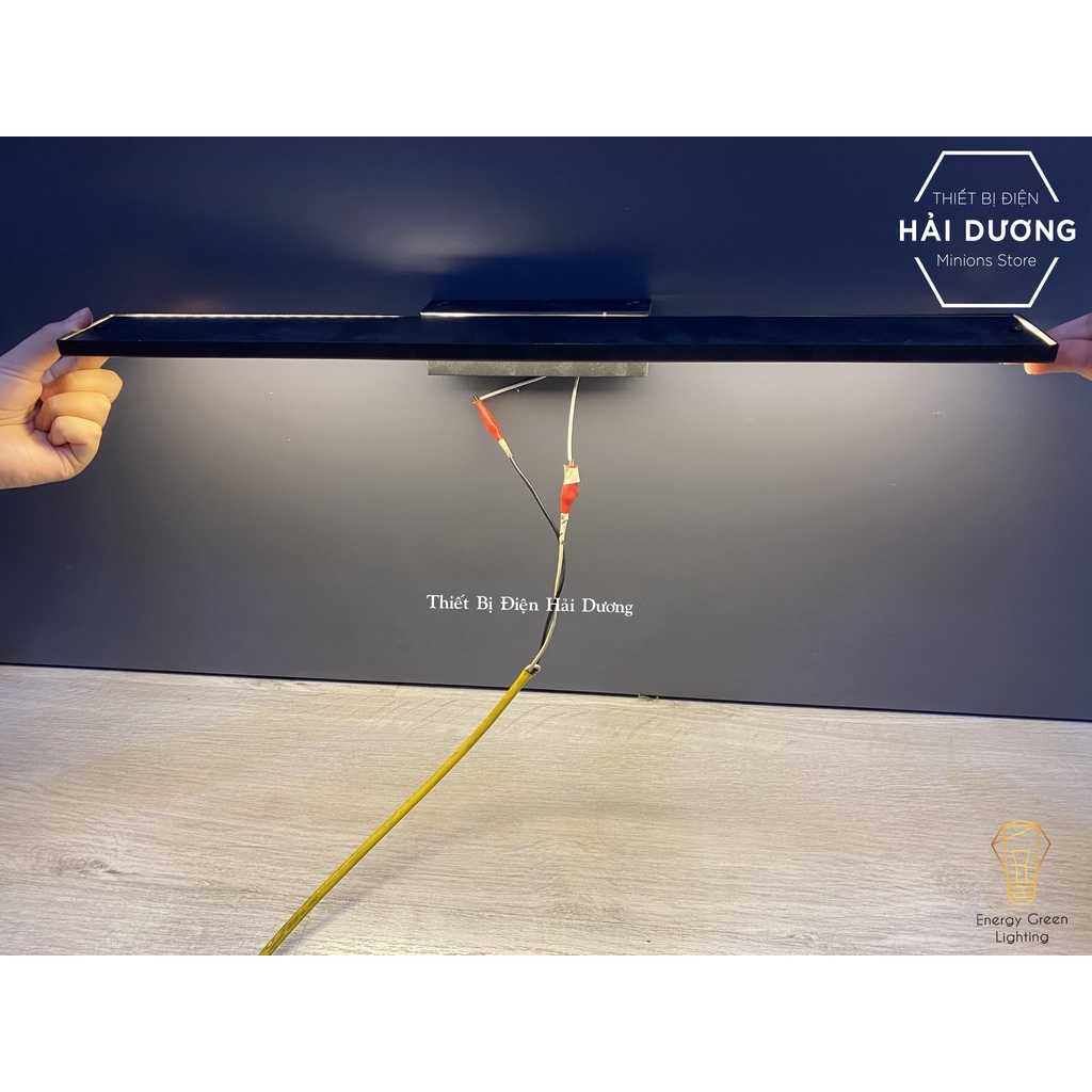 Đèn soi tranh - Đèn rọi gương Led Model A60 88cm Ánh Sáng Vàng - Có video thực tế