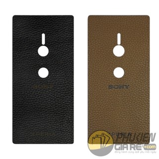 Miếng dán da sony xz2 da bò 100%