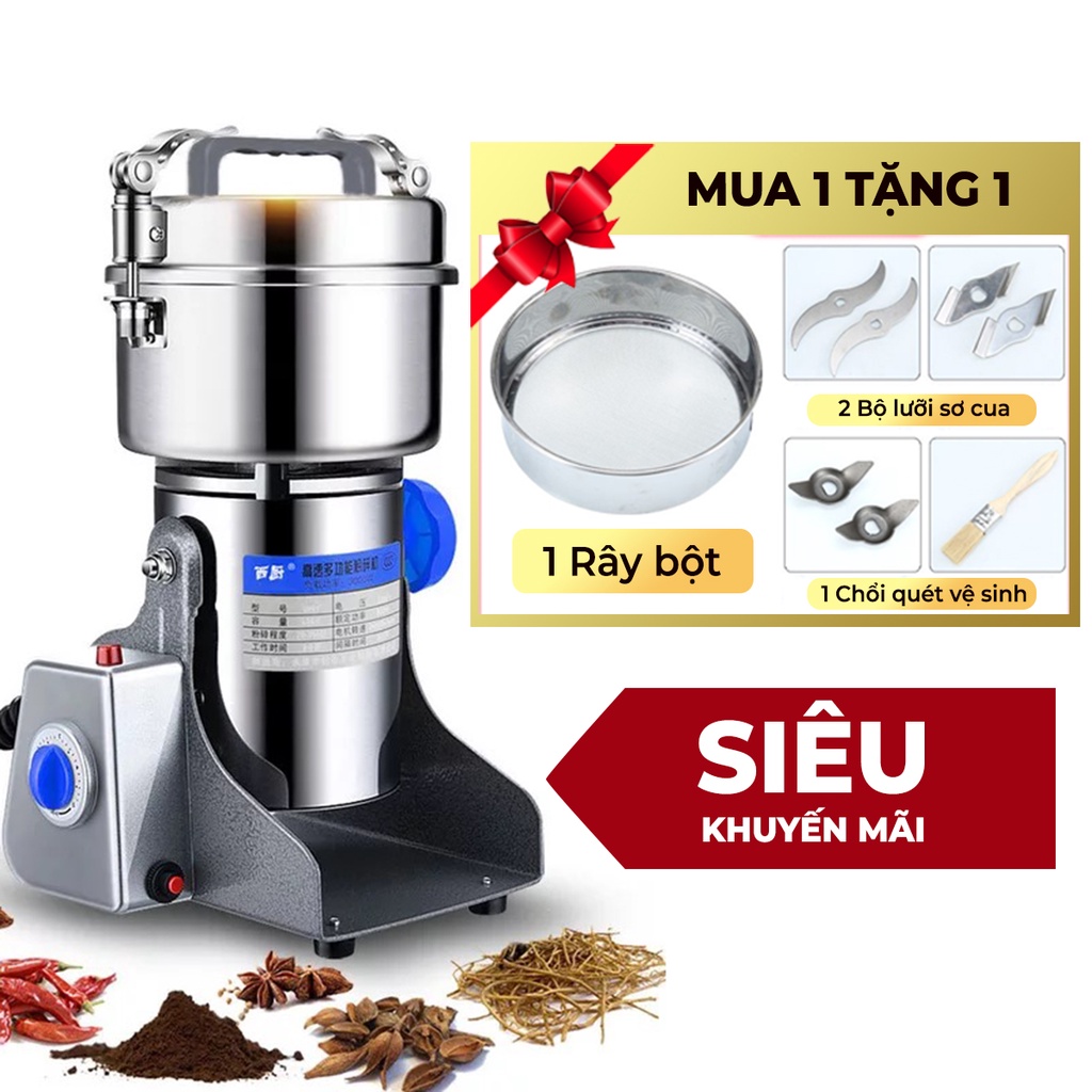 [HÀNG CHÍNH HÃNG] Máy xay xương SEKA -  Inox 304 cao cấp - Công suất 2980W - Xay bột - Nghiền thực phẩm