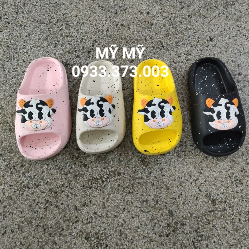 Bán sỉ - DÉP BÁNH MÌ SZ NỮ HÌNH BÒ SỮA MÈ.