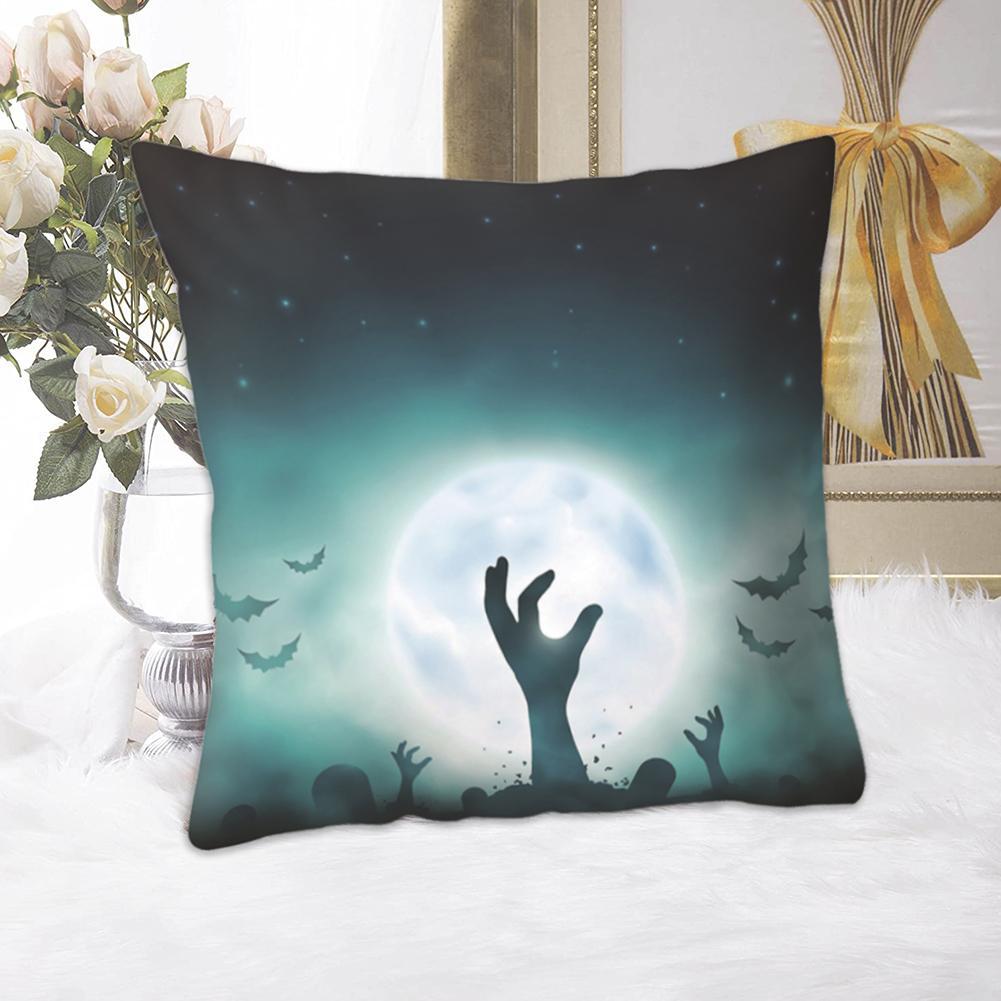 Vỏ Áo Gối Sofa Trang Trí Phong Cách Halloween 45x45cm