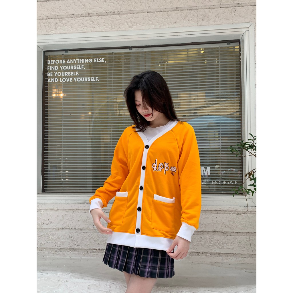 Áo khoác nhẹ Cadigan Basic - White | BigBuy360 - bigbuy360.vn