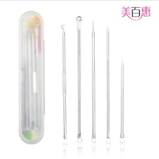 Bộ 5 Cây Nặn Mụn Chuyên Nghiệp 10 Đầu Nặn  Cao Cấp