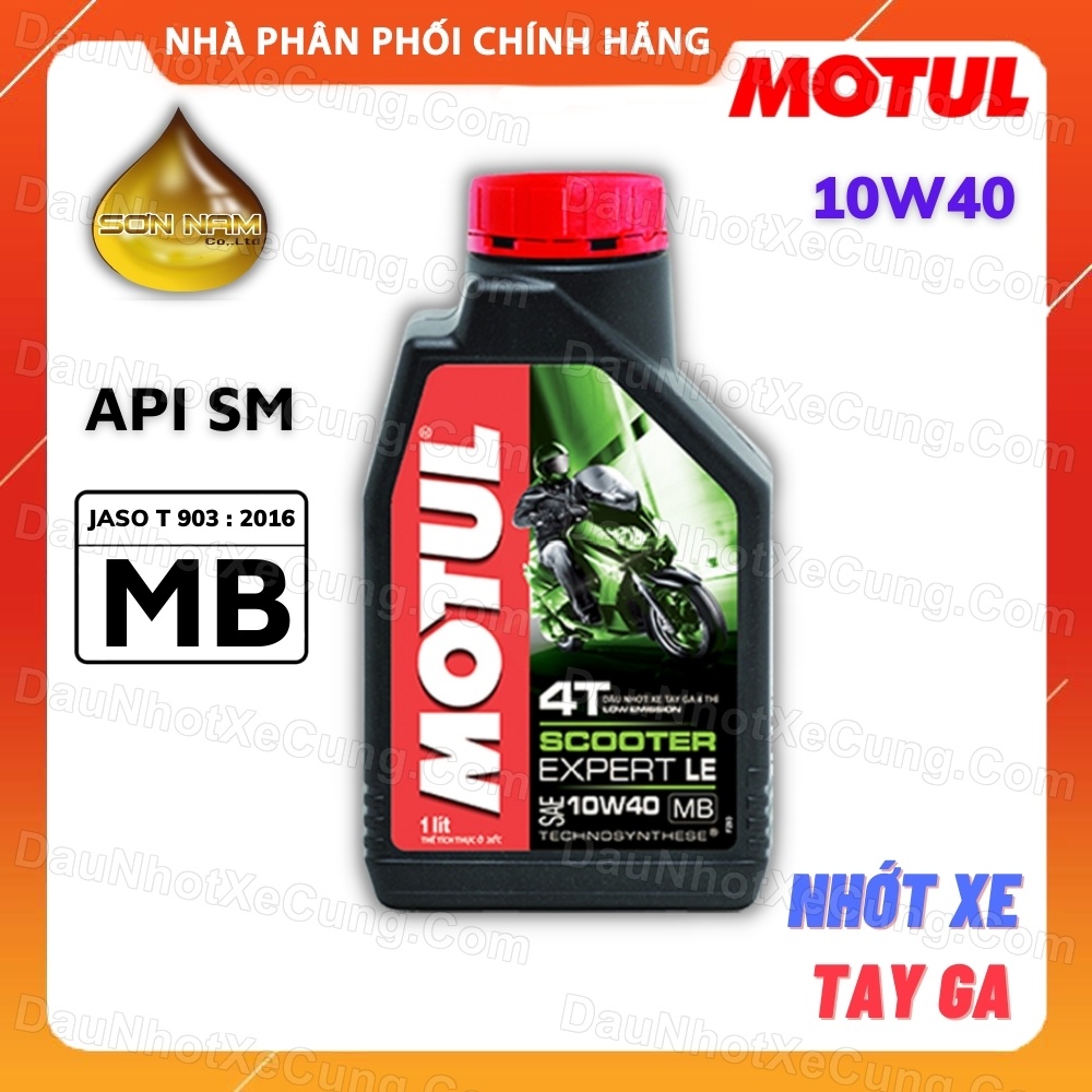 Nhớt xe tay ga MOTUL SCOOTER EXPERT LE - Chính hãng nhà phân phối