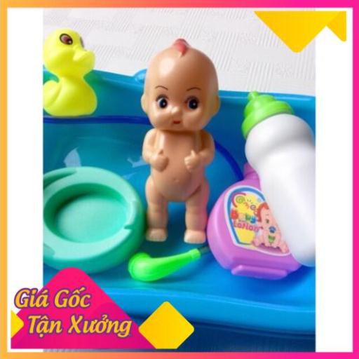 Bộ búp bê kèm bồn tắm (hang hot)