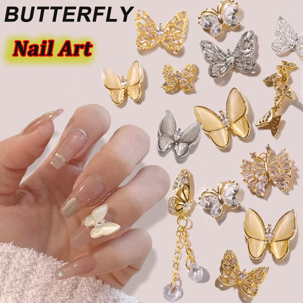 [Hàng mới về] Phụ kiện charm đính đá trang trí móng 3d nghệ thuật