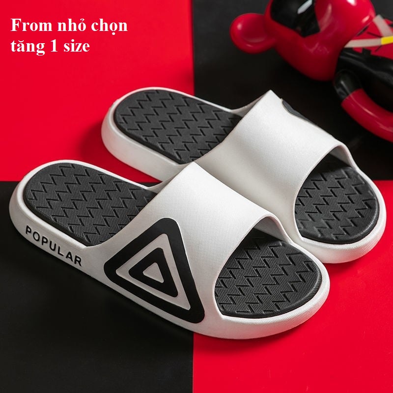 Dép nam nữ đi trong nhà thời trang unisex,dép quai ngang đế cao su non đi cực êm chân size 36- 43