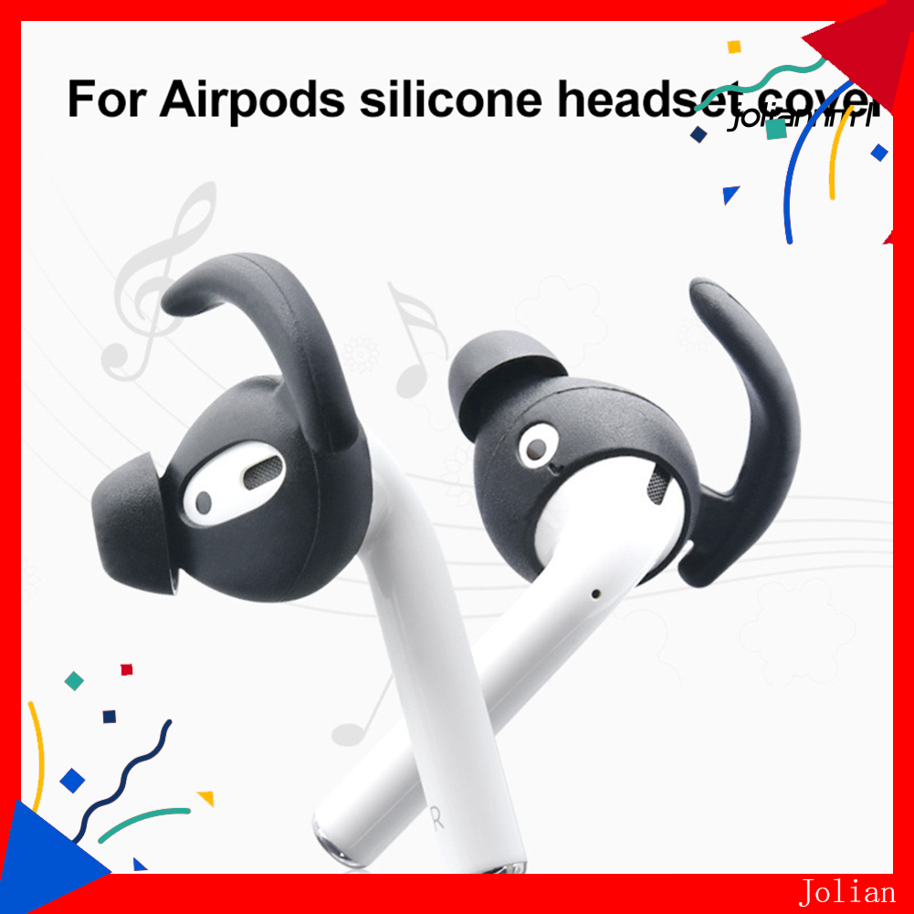 1 Cặp Vỏ Bảo Vệ Tai Nghe Nhét Tai Bằng Silicon Thay Thế Cho AirPods 1 2