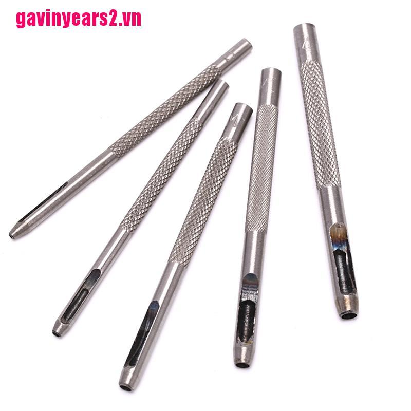Bộ 5 Dụng Cụ Đục Lỗ Dây Da Đồng Hồ