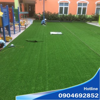 Thảm Cỏ Nhân Tạo 2 Cm Đế Không Mùn Đen