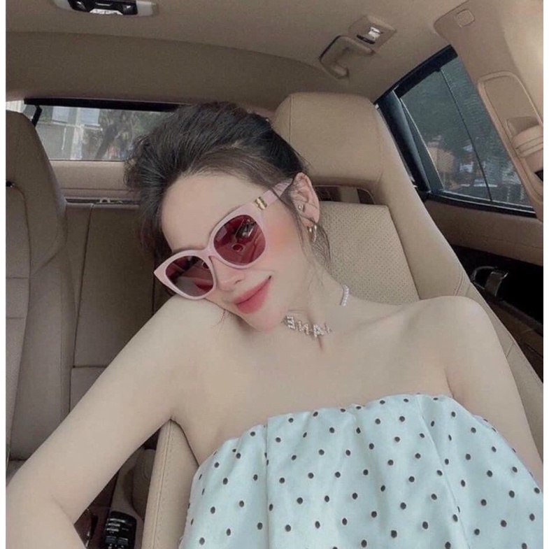 Vòng cổ CN ngọc đính đá pha lê dây chuyền nữ chất liệu ngọc nhân tạo sang chảnh