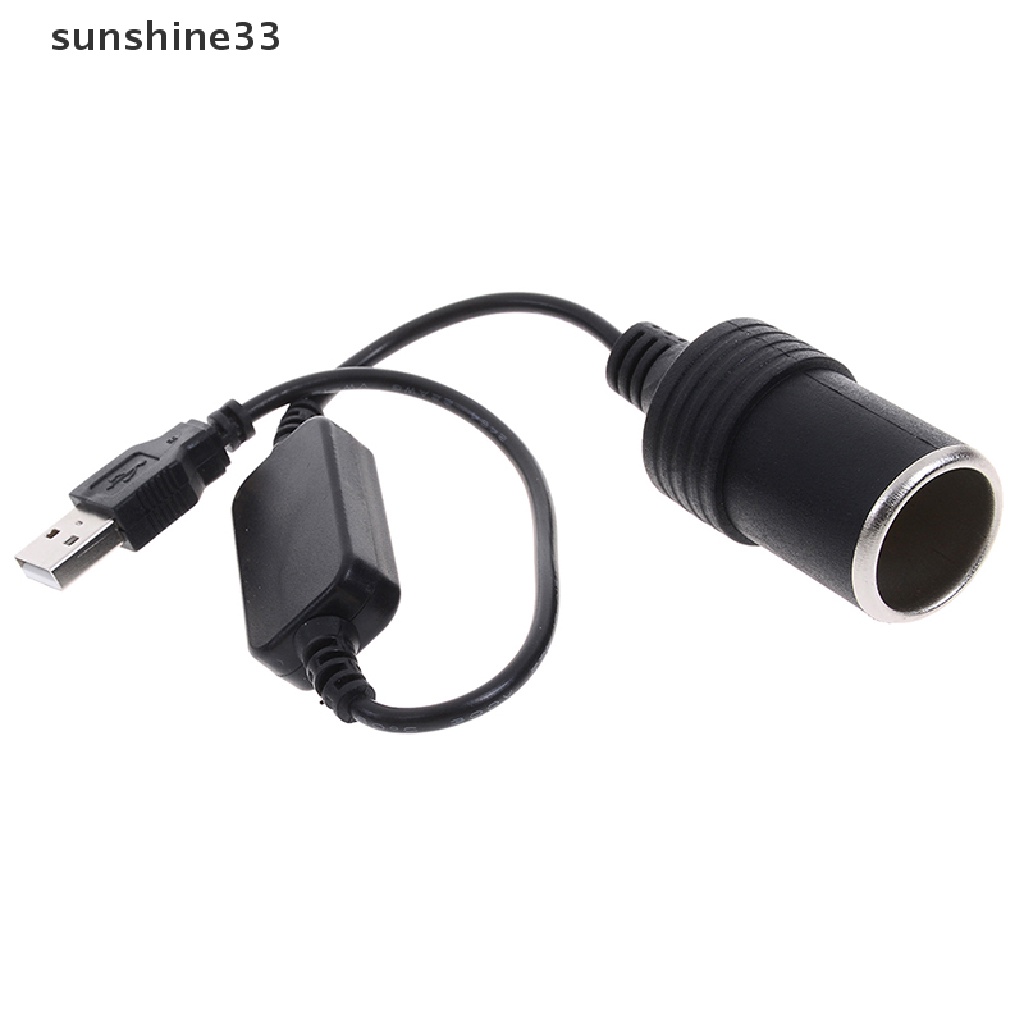 【SU】 5V 2A usb port to 12v 8w car cigarette lighter socket adapter converter for car .