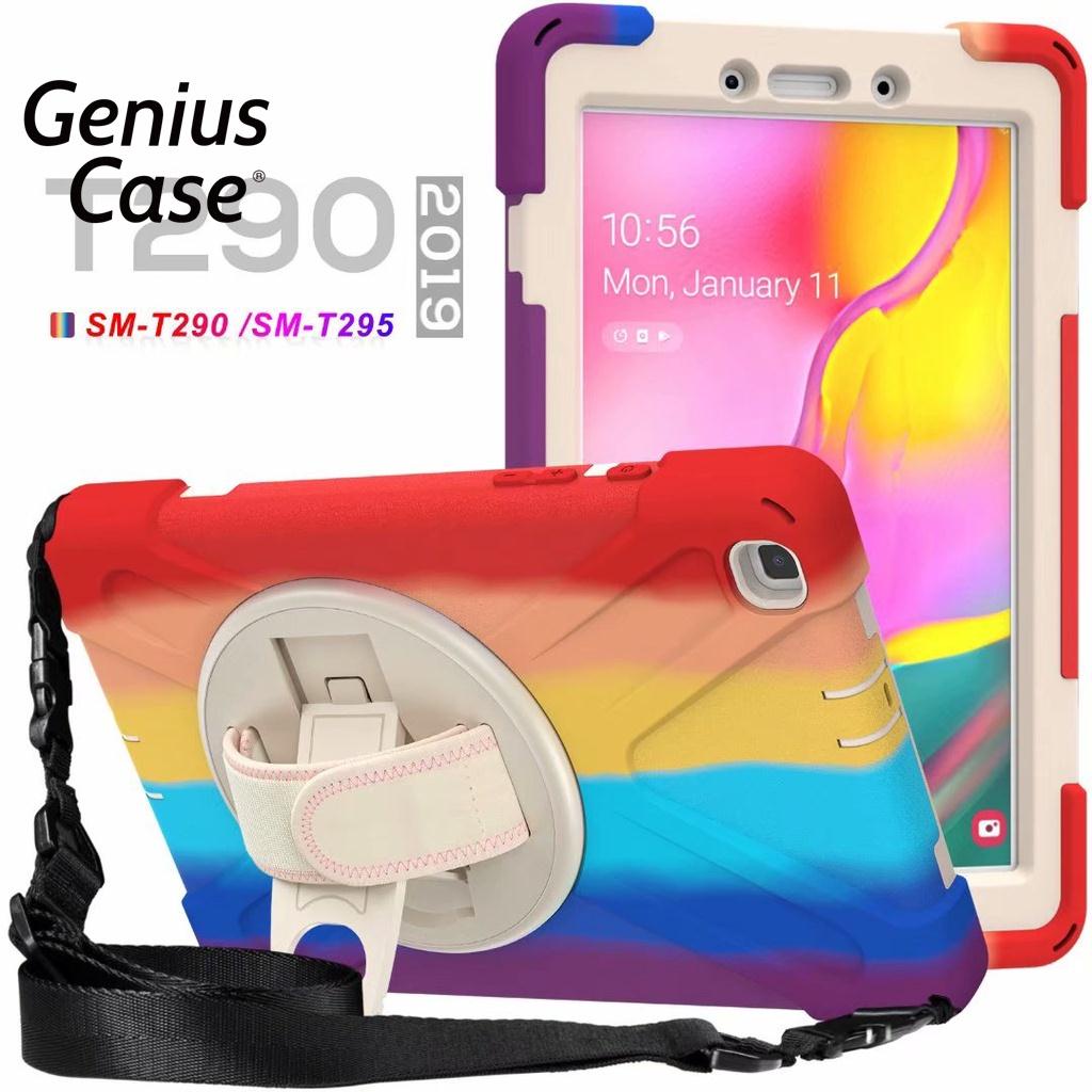 Ốp Máy Tính Bảng 3 Lớp Chống Sốc Hình Cầu Vồng Xoay 360 Độ Cho Samsung Galaxy Tab A 8.0'' 2019 T290 T295