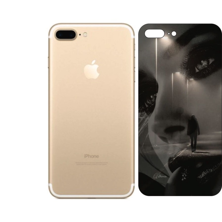 Miếng Dán Skin 3D mặt lưng điện thoại iphone 7 / 7plus / 8 / 8plus, tránh trầy xước, hình ảnh 3D sắt nét