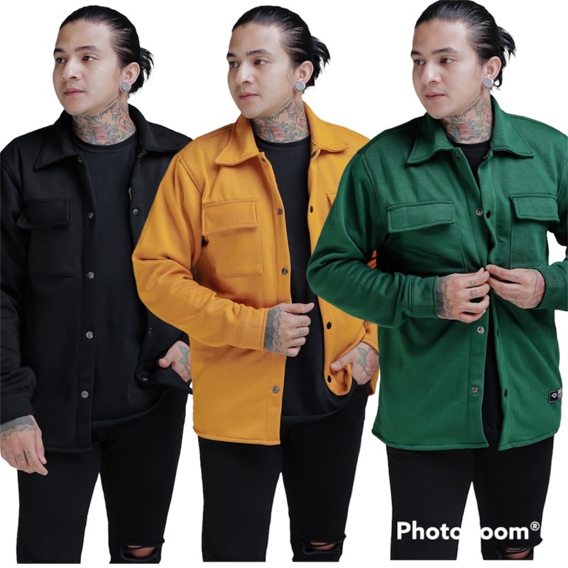 Áo Khoác Nam Chất Liệu Dày Dặn Ấm Áp Màu Đen Caramel Size M L XL XXL